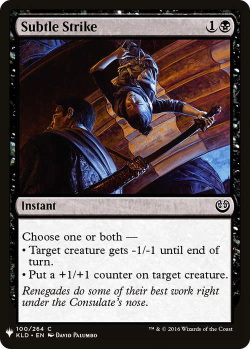 Subtle Strike (LIST-KLD-100) - The List