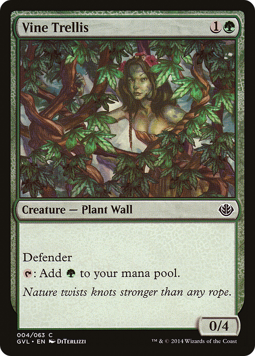 Vine Trellis (DD3-004) - Duel Decks Anthology: Garruk vs. Liliana