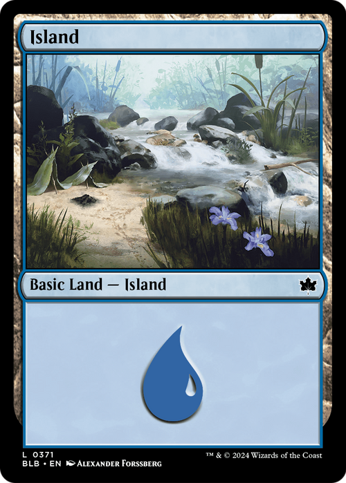 Island (0371) (BLB-371) - Bloomburrow Foil