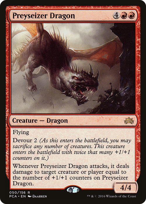 Preyseizer Dragon (PCA-050) - Planechase Anthology
