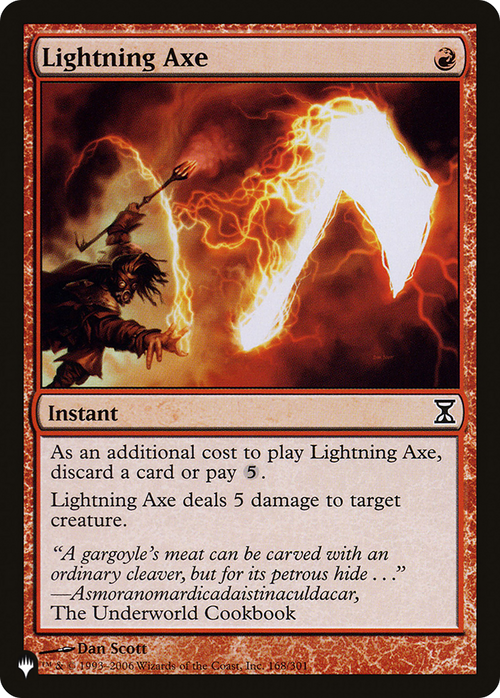 Lightning Axe (LIST-TSP-168) - The List