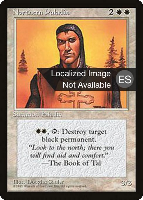 Northern Paladin (4BB-) - Fourth Edition Foreign Black Border