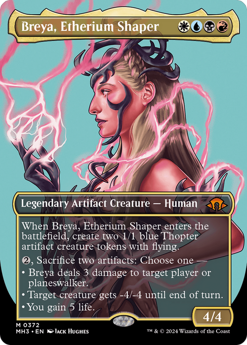 Breya, Etherium Shaper (Borderless) (MH3-372) - Modern Horizons 3