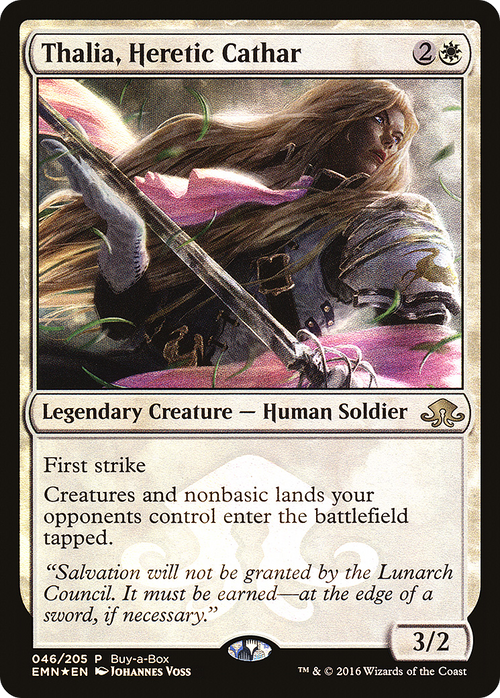 Thalia, Heretic Cathar (BABP-046) - Eldritch Moon Promos Foil