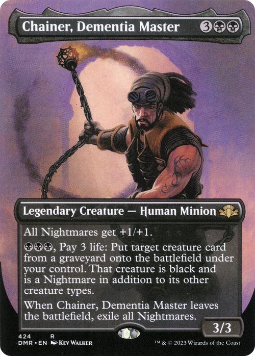 Chainer, Dementia Master (Borderless) (DMR-424) - Dominaria Remastered