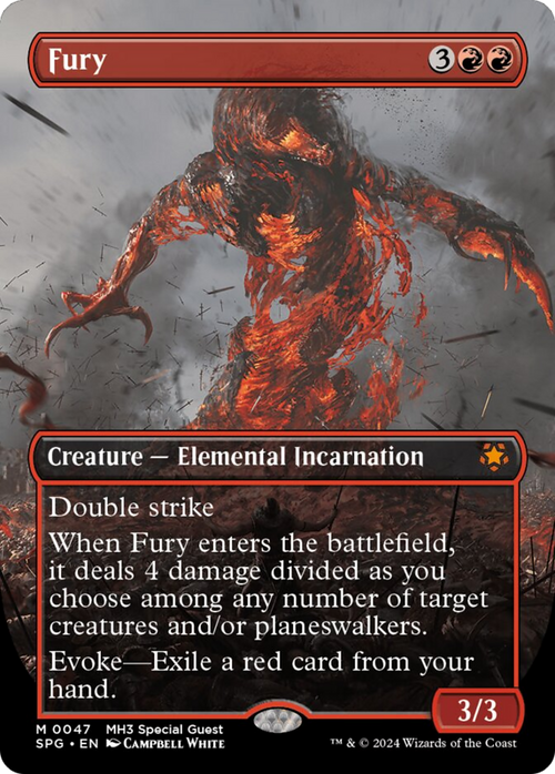 Fury (Borderless) (SPG-047) - Special Guests Foil