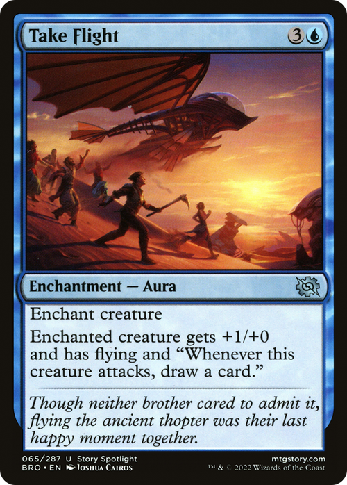 Take Flight (BRO-065) - The Brothers' War Foil