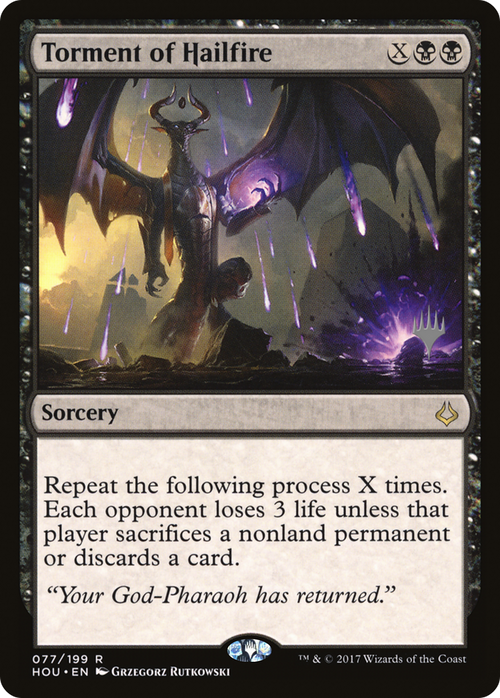 Torment of Hailfire (PPAFR-77P) - Hour of Devastation Promos Foil