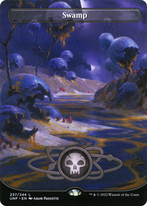Swamp (237) (Borderless) (UNF-237) - Unfinity Foil