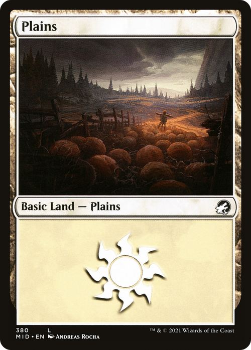 Plains (380) (MID-380) - Innistrad: Midnight Hunt