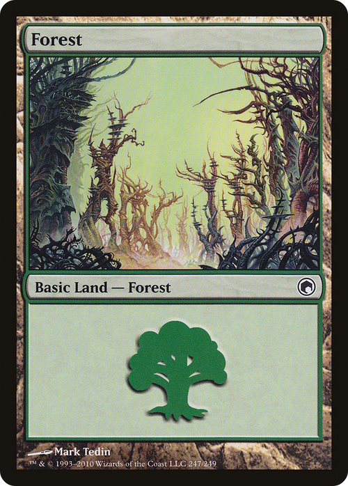 Forest (247) (SOM-247) - Scars of Mirrodin