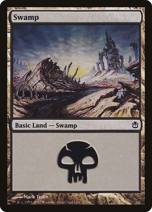Swamp (77) (DDH-077) - Duel Decks: Ajani vs. Nicol Bolas