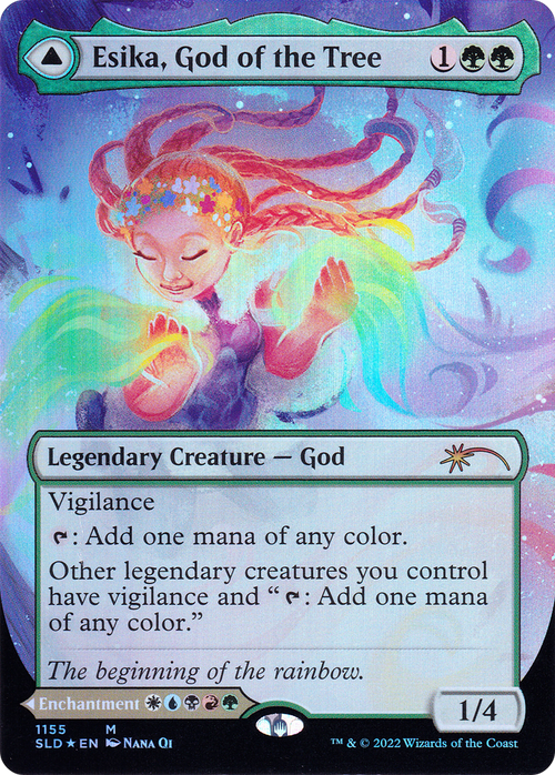 Esika, God of the Tree (SLD-1155) - Secret Lair Drop (Borderless) Foil