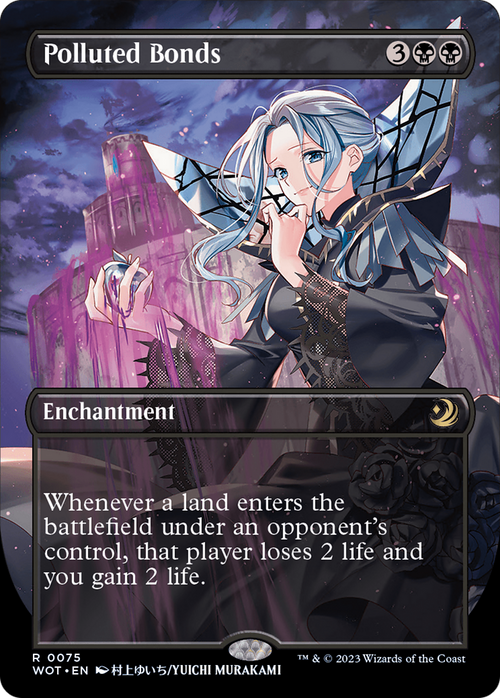Polluted Bonds (Anime Borderless) (WOT-075) - Wilds of Eldraine: Enchanting Tales