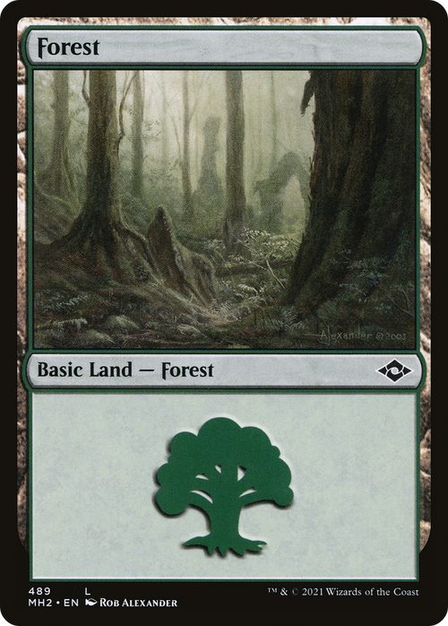 Forest (489) (MH2-489) - Modern Horizons 2 Foil
