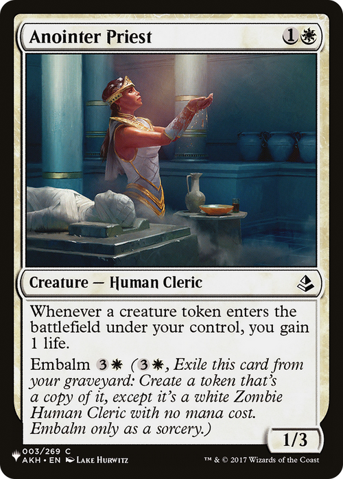 Anointer Priest (LIST-AKH-3) - The List