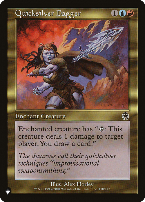 Quicksilver Dagger (LIST-APC-118) - The List