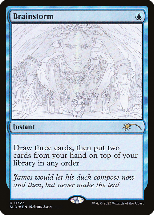 Brainstorm (0723) (Sketch Showcase) (SLD-723) - Secret Lair Drop