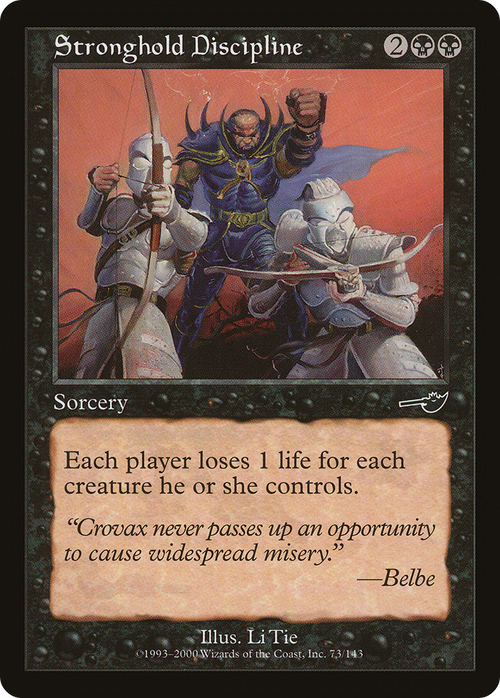 Stronghold Discipline (NMS-073) - Nemesis Foil