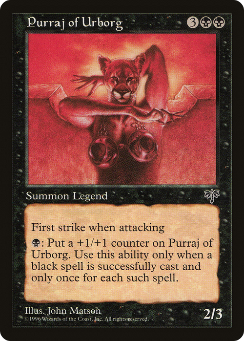 Purraj of Urborg (MIR-) - Mirage