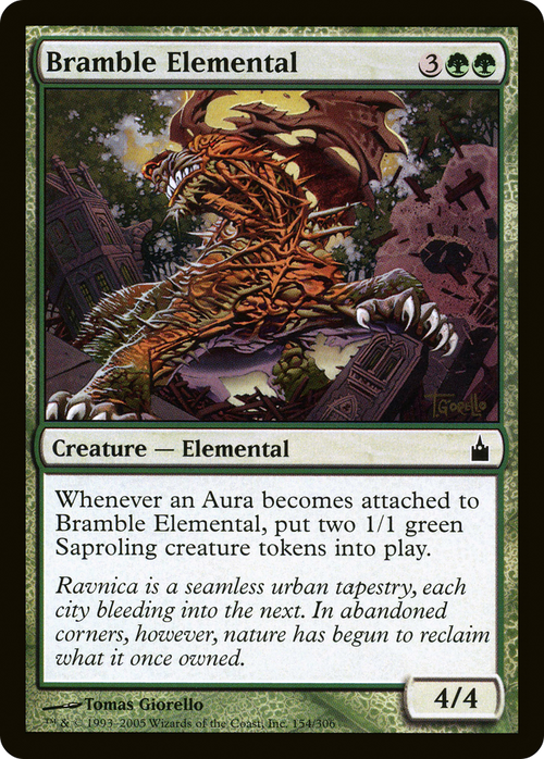 Bramble Elemental (RAV-154) - Ravnica: City of Guilds Foil