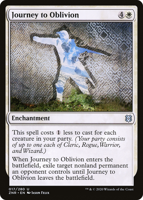 Journey to Oblivion (ZNR-017) - Zendikar Rising Foil