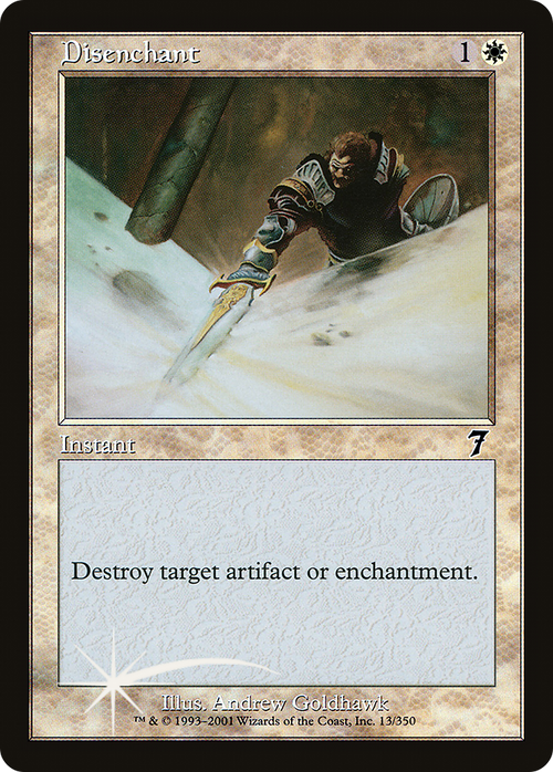 Disenchant (7ED-013) - 7th Edition Foil