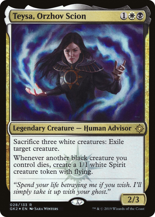 Teysa, Orzhov Scion (GK2-028) - RNA Guild Kit Foil