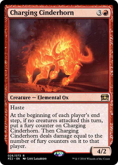 Charging Cinderhorn (PZ2-026) - Treasure Chest