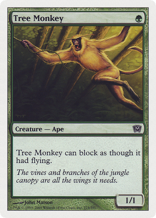 Tree Monkey (9ED-275) - 9th Edition Foil