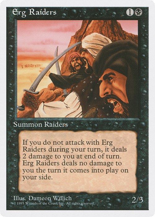 Erg Raiders (4ED-) - Fourth Edition