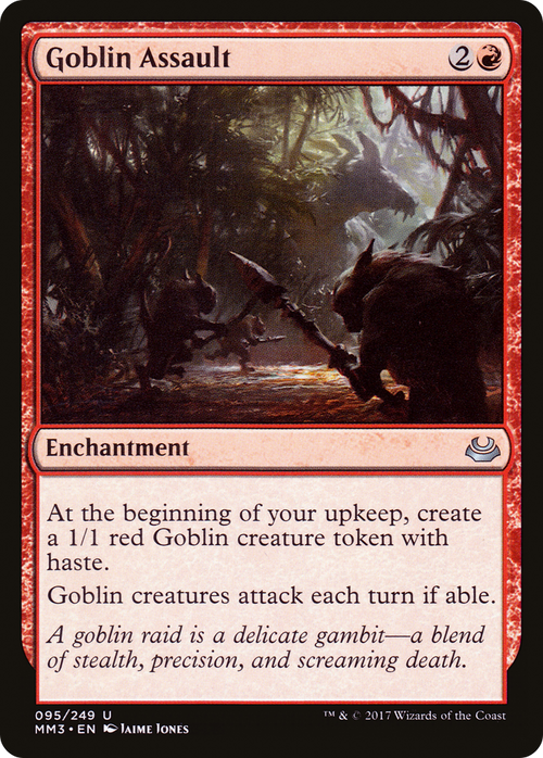 Goblin Assault (MM3-095) - Modern Masters 2017 Foil