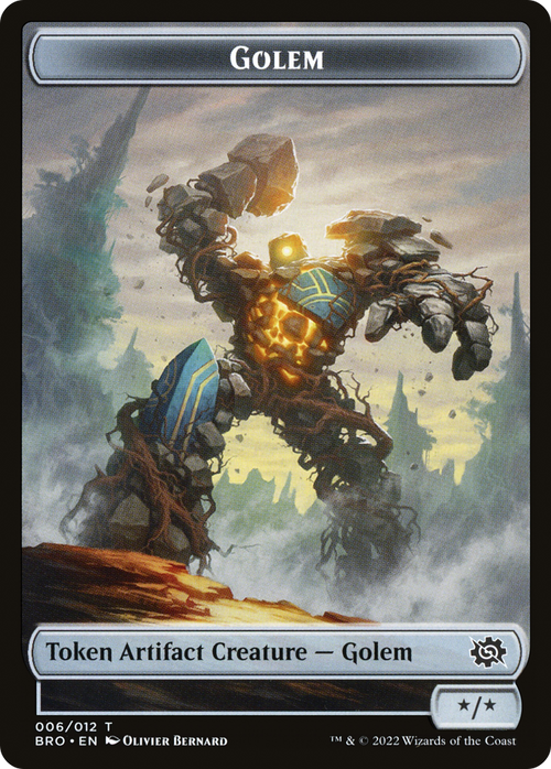 Golem (TBRO-006) - The Brothers' War Tokens Foil