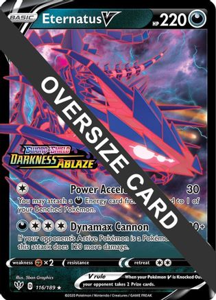 Eternatus V - 116/189/189  - Holofoil Jumbo Cards - Promo