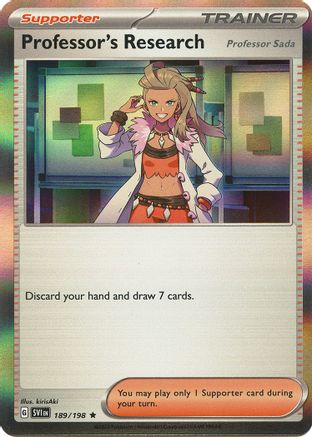 Professor's Research [Professor Sada] 189/198  SV01 Scarlet & Violet Base Set - Rare