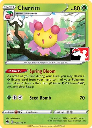 Cherrim  Prize Pack Series Cards - Rare