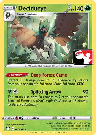 Decidueye  Prize Pack Series Cards - Rare