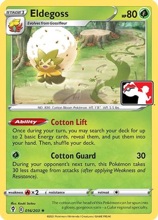 Eldegoss  Prize Pack Series Cards - Rare