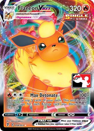 Flareon VMAX  - Holofoil Prize Pack Series Cards - Ultra Rare