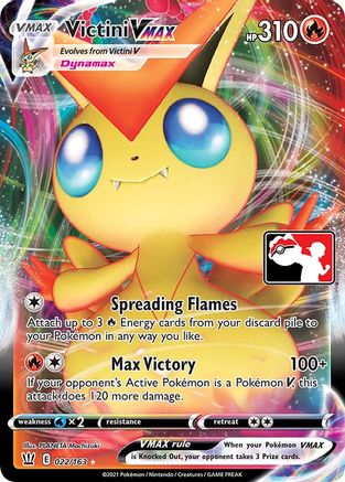 Victini VMAX/163  - Holofoil Prize Pack Series Cards - Ultra Rare