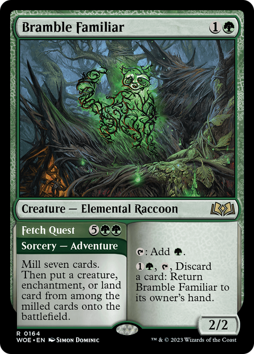 Bramble Familiar (WOE-164) - Wilds of Eldraine