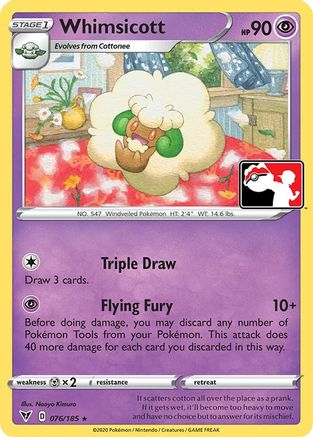 Whimsicott/185  Prize Pack Series Cards - Rare
