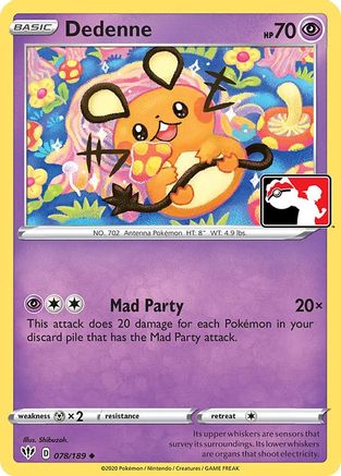 Dedenne  Prize Pack Series Cards - Uncommon