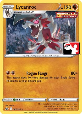 Lycanroc/198  Prize Pack Series Cards - Rare