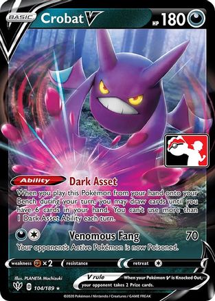 Crobat V  - Holofoil Prize Pack Series Cards - Ultra Rare