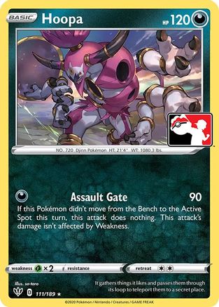 Hoopa  Prize Pack Series Cards - Rare