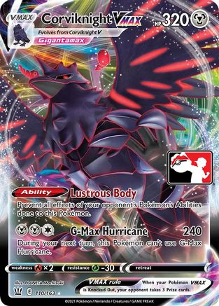 Corviknight VMAX  - Holofoil Prize Pack Series Cards - Ultra Rare