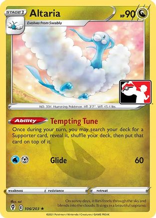 Altaria - 106/203/203  Prize Pack Series Cards - Rare