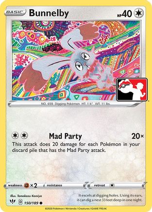 Bunnelby/189  Prize Pack Series Cards - Common
