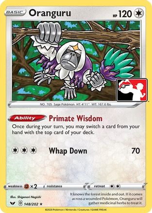 Oranguru/202  Prize Pack Series Cards - Rare